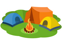camping clipart